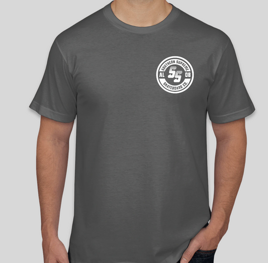 Grey Circle Logo Tee